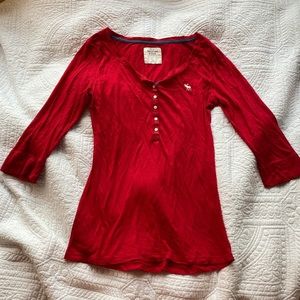 Long sleeve red shirt